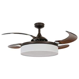 Fraser 48 in. Oil Rubbed Bronze AC Ceiling Fan with Light