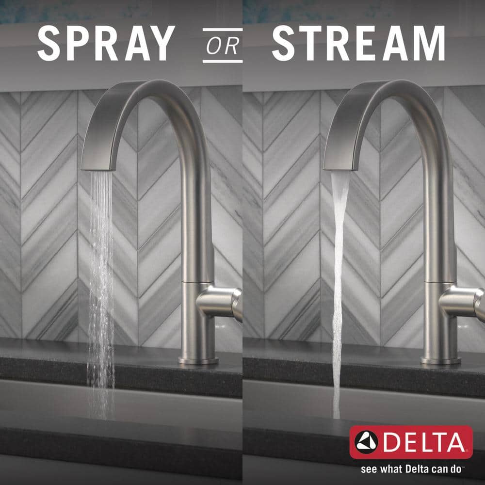 Keele Stainless Steel Pull-Down Kitchen Faucet with Spray