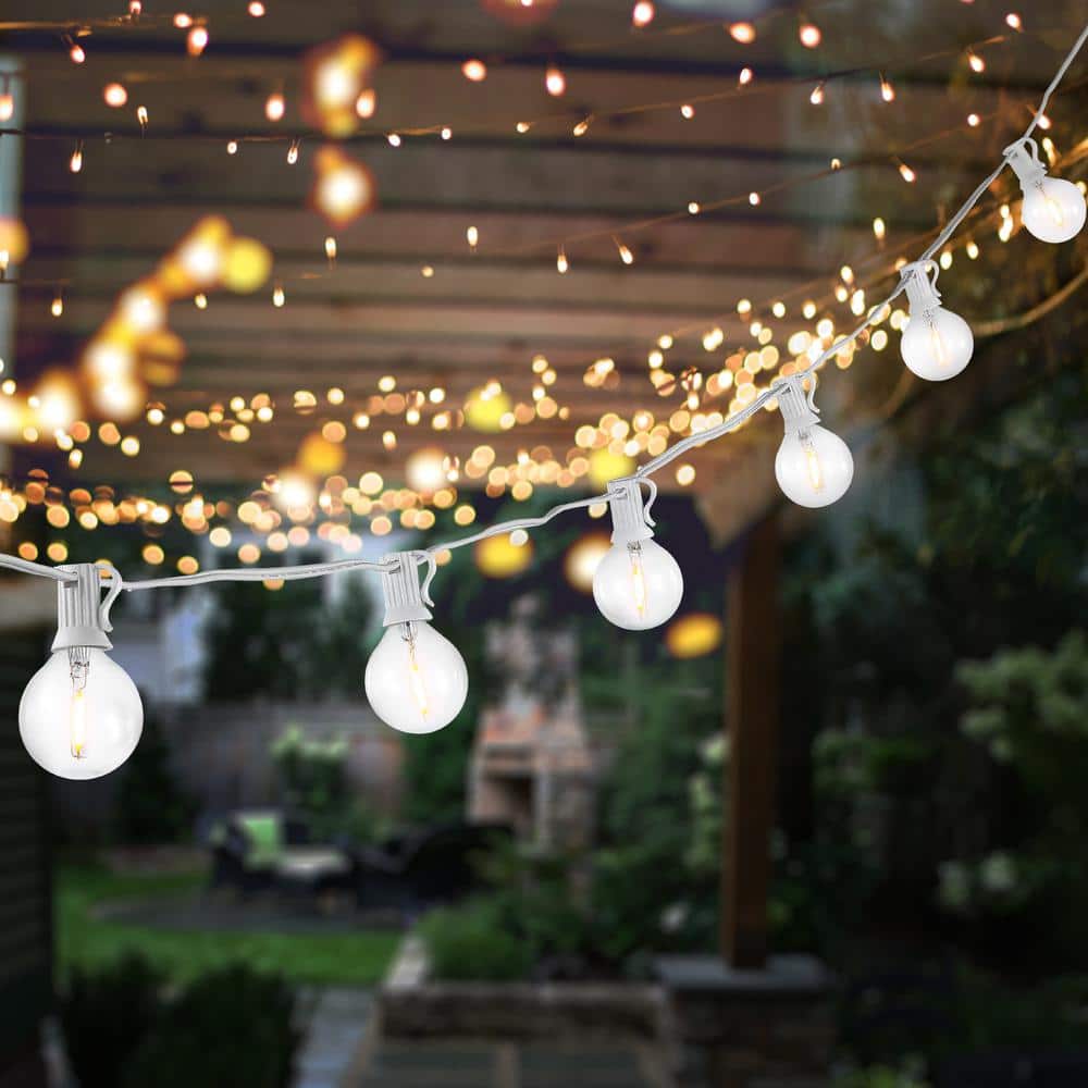 Chiera White LED Outdoor Globe String Lights