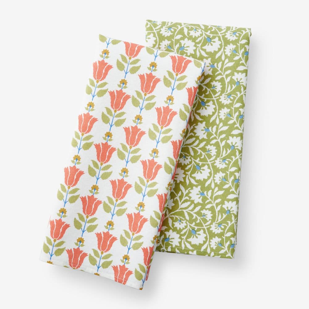 Company Cotton Coral Red Tea Towel price history on PriceWatchPro