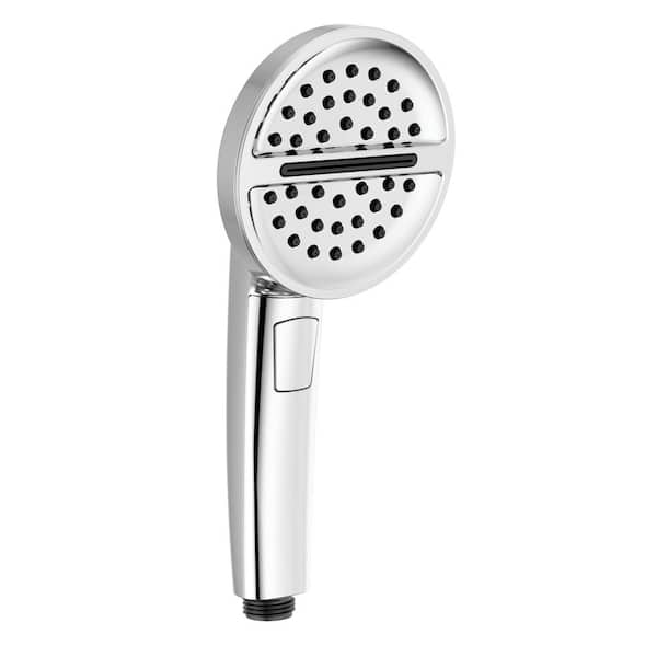 Delta 3-Spray Patterns 1.75 GPM 4.13 in. Wall Mount Handheld Shower Head in Lumicoat Chrome