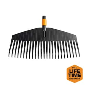 3 in. QuikFit Interchangeable 19.5 in. Head Attachment Leaf Rake