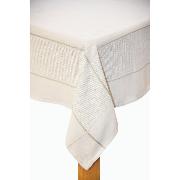 Carlisle 52X70 65%Poly 35%Cotton Tablecloth Silver