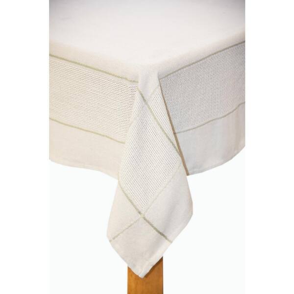 Carlisle 60X102 65%Poly 35%Cotton Tablecloth Silver