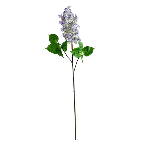 Nearly Natural 36 in. Artificial Lilac Flower Stems, Set of 3