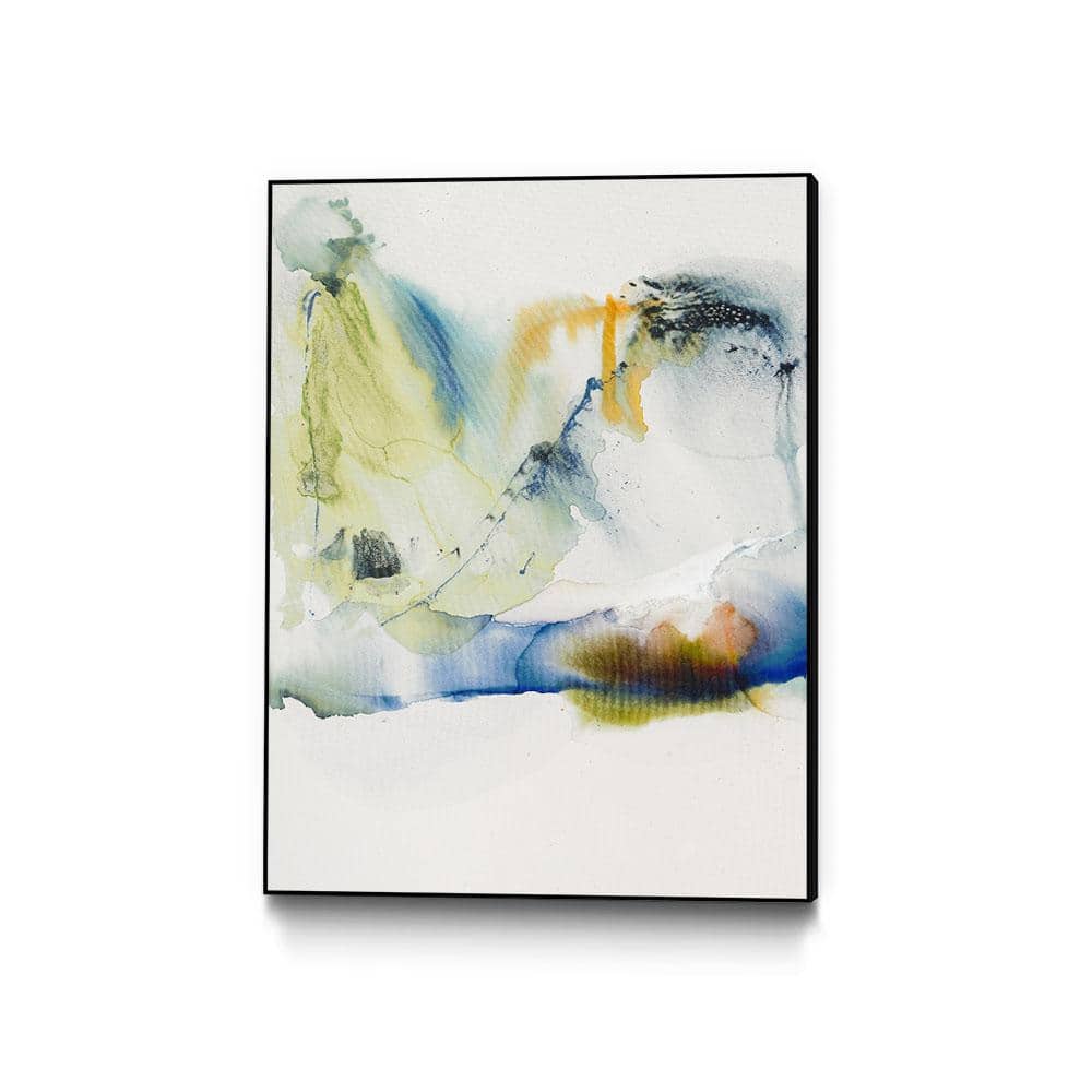 30 in. x 40 in. Abstract Terrain I by Sisa Jasper Framed Wall Art