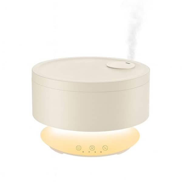 0.5 Gallon Plastic Ultrasonic Cool Mist Humidifier for Small Room Top Fill Essential Oil Diffuser with Night Light