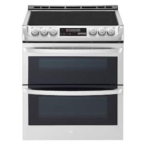 7.3 cu. ft. Smart Double Oven Electric Range, Self-Cleaning, Convection and Wi-Fi Enabled in Stainless Steel