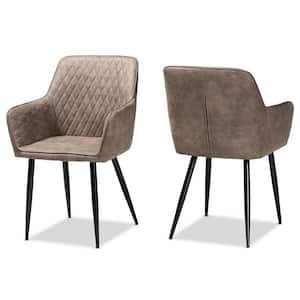 Belen Gray Dining Chairs (Set of 2)