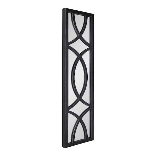 Kate and Laurel Large Rectangle Black Classic Mirror (47.24 in. H x 11.73 in. W)