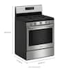 Maytag 30 in. 5 Burners Freestanding Gas Range in Fingerprint Resistant Stainless Steel with High Temp Self Clean 3