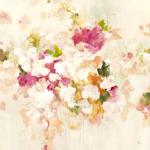 Floral Blush V4 by Lisa Ridgers Unframed Abstract Poster and Print 54 in. x 54 in.