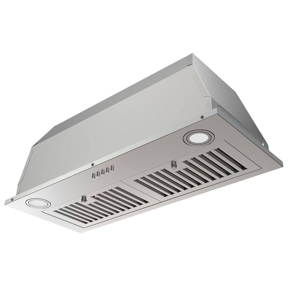 30-Inch Stainless Steel Convertible Insert Range Hood with Charcoal Filter
