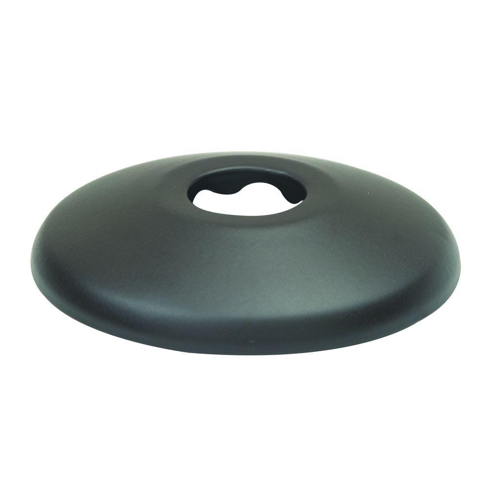 BrassCraft 3/8 in. IPS Shallow Escutcheon in Oil Rubbed Bronze 646 BZ