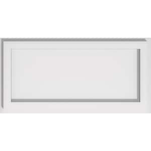 1 in. P X 16 in. W X 8 in. H Rectangle Architectural Grade PVC Contemporary Ceiling Medallion