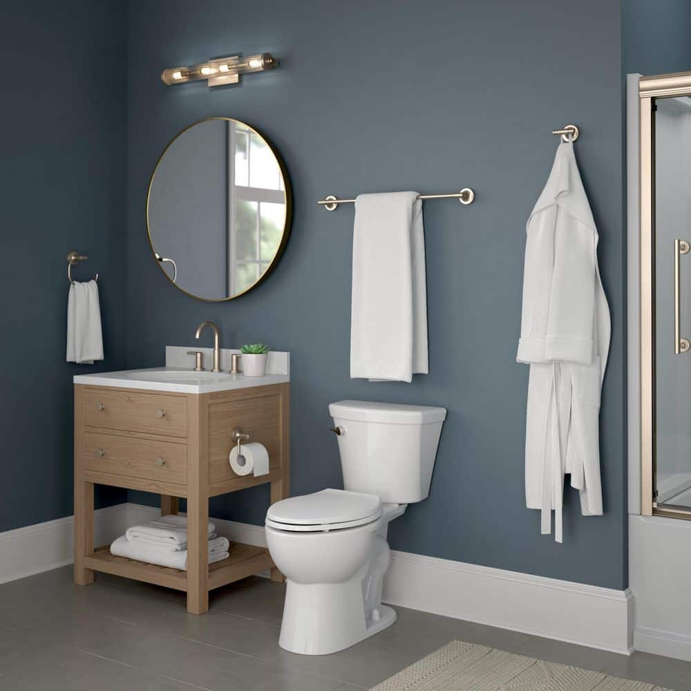 Voisin Brushed Nickel Wall Mounted Towel Ring