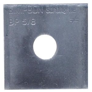 BP 2-1/2 in. x 2-1/2 in. Bearing Plate with 5/8 in. Bolt Diameter