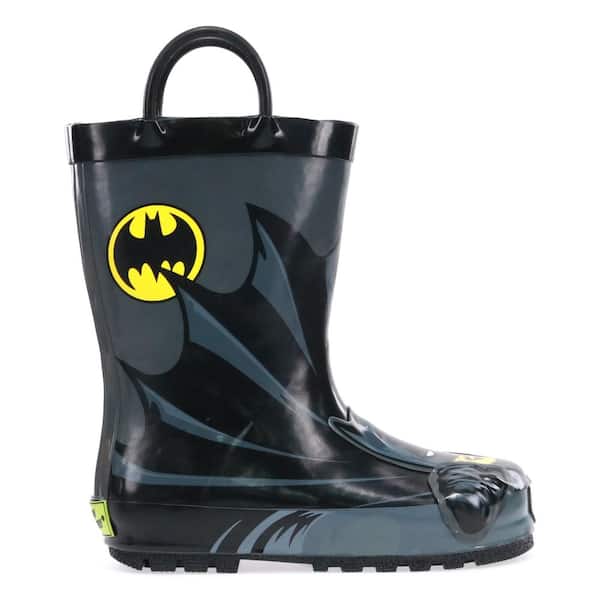 WESTERN CHIEF Batman Everlasting Rain Boot Toddler Size 9
