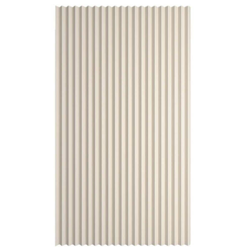 Spectrum 36 in. x 80 in. Sienna Vinyl Cottage White Accordion Door SI3680CW  - The Home Depot