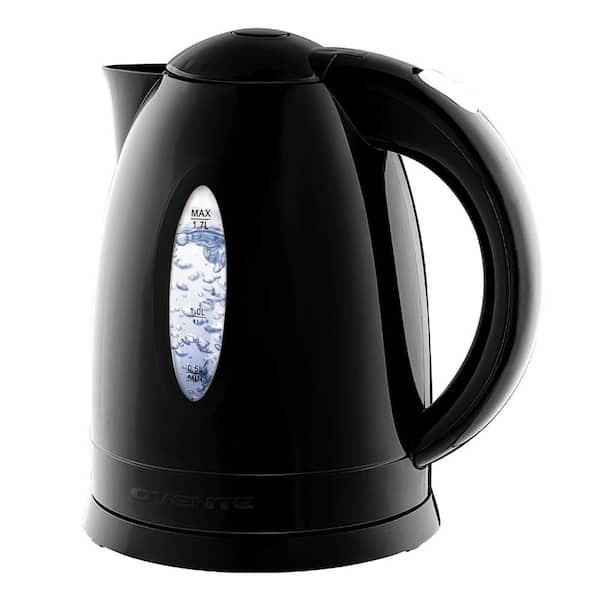 1.7L Black BPA-Free Electric Kettle, Fast Heating Water Boiler with Auto Shut-Off and Boil-Dry Protection