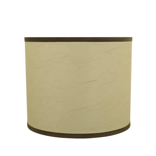 Aspen Creative Corporation 12 in. x 10 in. Beige Drum/Cylinder Lamp Shade