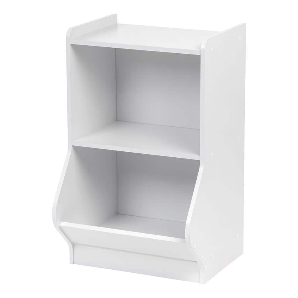 IRIS 38 H 3 Tier Storage Organizer Shelf With Footboard White