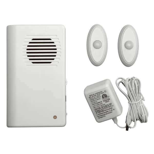 Unbranded Wireless Plug-In Smart Doorbell Kit, White