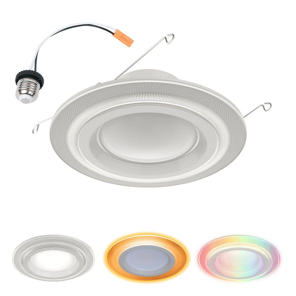 HALO RL Dual Zone 5/6 in. Smart WiFi Recessed LED Trim Connected