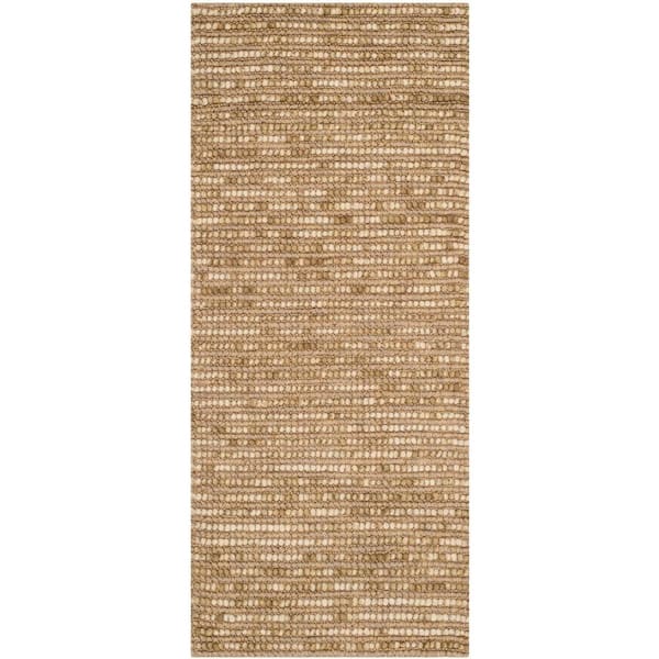 SAFAVIEH Bohemian Beige/Multi 3 ft. x 12 ft. Striped Runner Rug