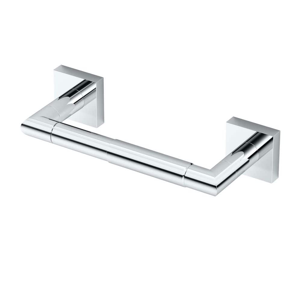 Glam Too Wall Mounted Double Post Toilet Paper Holder in Chrome price history on PriceWatchPro