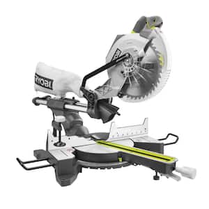 15 Amp 10 in. Corded Sliding Compound Miter Saw with LED Cutline Indicator