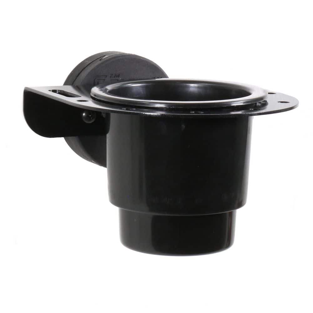 Black Powder Coated Steel Outdoor Cup Holder
