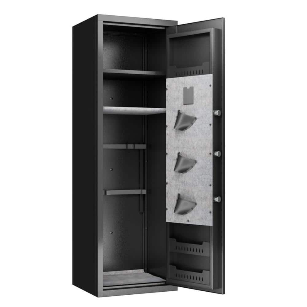 Multifunctional Gun Safes with Pistols Rack, Protective Linning, Ammunition Storage Racks, Removable Bulkhead price history on PriceWatchPro