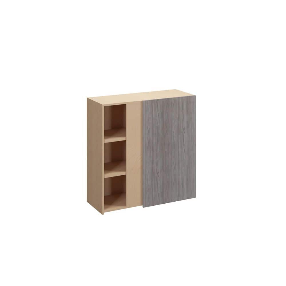 Saratoga Slab 24 in. W x 30 in. H x 12 in. D in Greywood Plywood Assembled 
