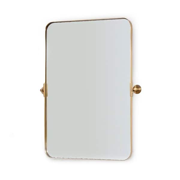 ANDY STAR 30 in. W x 1 in. H Rectangular Tilting Modern Vanity Mirror