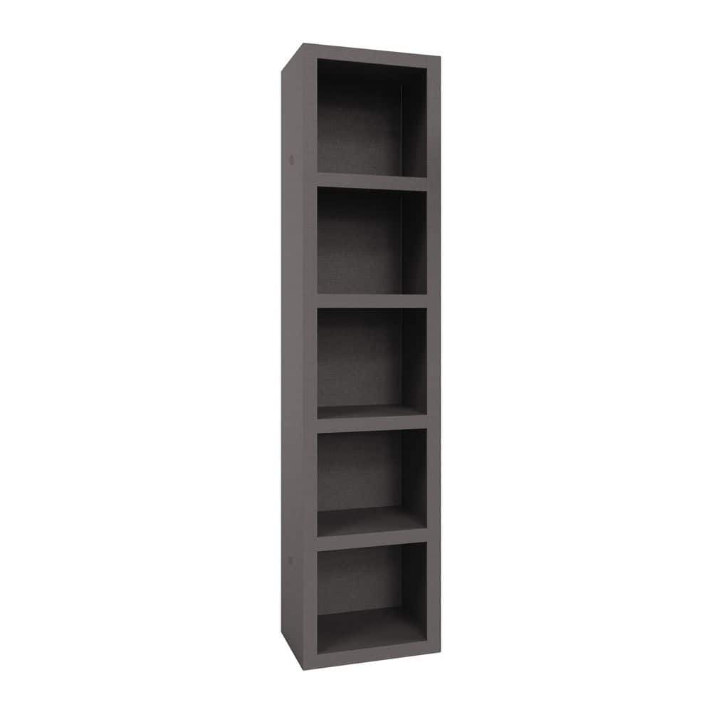 Dark Grey 91 in. Tall Wooden Bookcase Shelf price history on PriceWatchPro