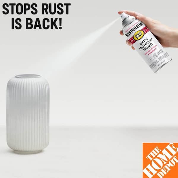 12 oz. Protective Enamel Matte White Spray Paint