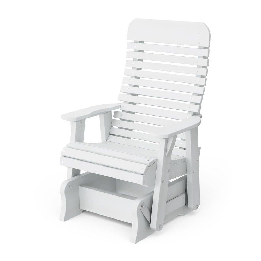 Signature 1-Person White Plastic Outdoor Glider price history on PriceWatchPro