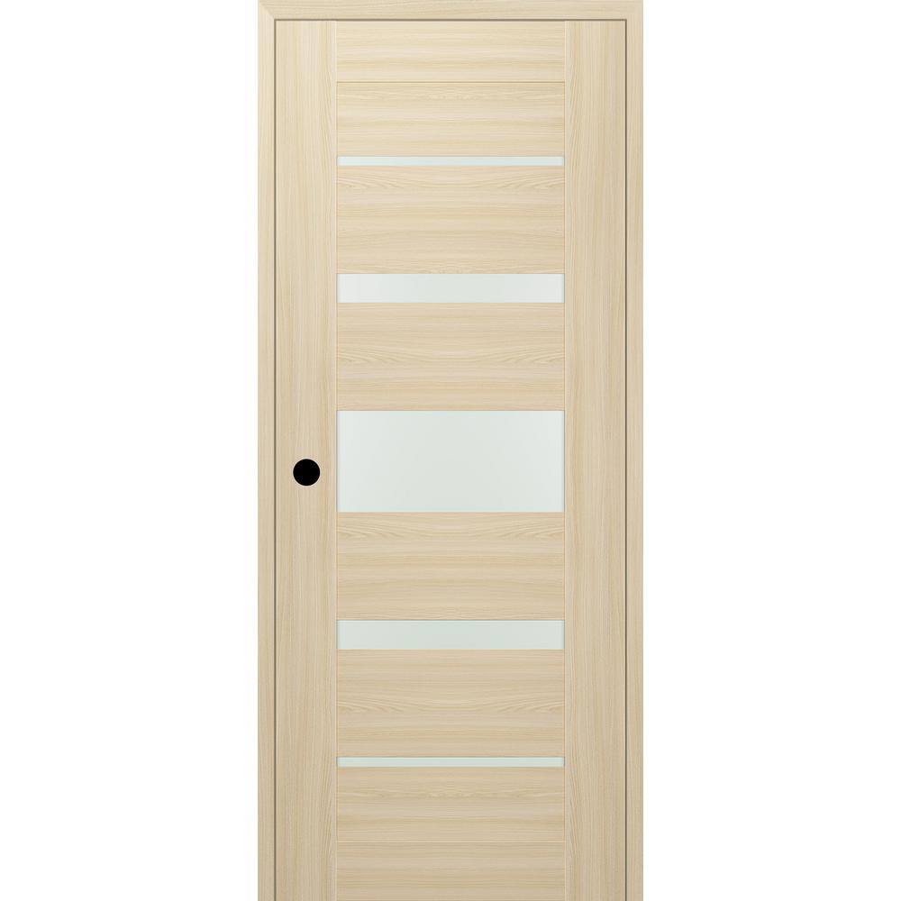 Vona 07-03 DIY-Friendly 36 in. x 80 in. Right-Hand Frosted Glass Loire Ash Wood Composite Single Prehung Interior Door price history on PriceWatchPro