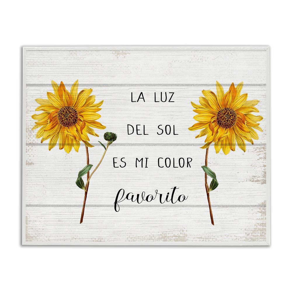 Sunflower Favorite Color by Lil' Rue White Framed Typography Giclee Art Print 24 in. x 30 in. price history on PriceWatchPro