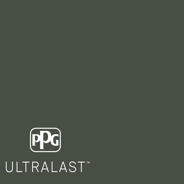 PPG UltraLast 1 qt. #PPG1033-7 Charcoal Smoke Matte Interior Paint and Primer
