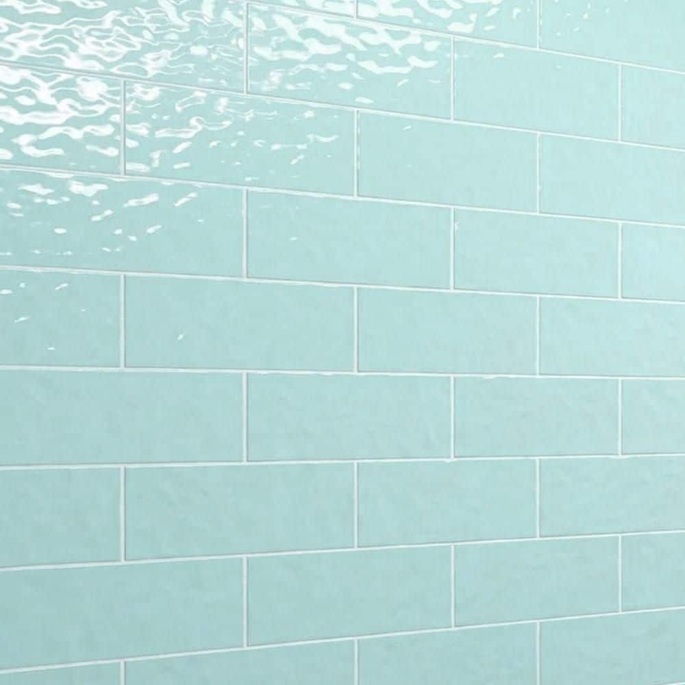 Ripple Rectangular 4x12 Pale Tint Glass Tile, (10 sq. ft. Box) price history on PriceWatchPro