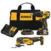 ATOMIC 20V MAX Lithium-Ion Cordless Brushless Combo Kit with (2) 1.5Ah Batteries, Charger, and Bag
