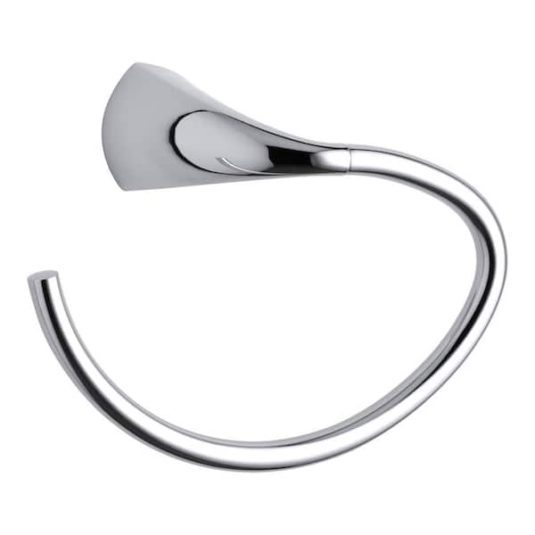KOHLER Alteo Wall Mounted Towel Ring in Polished Chrome