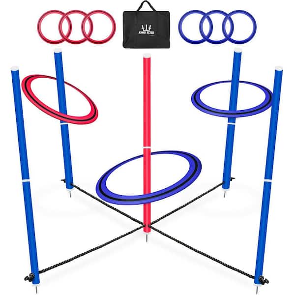 King Toss:Giant Ring Toss Game for Kids and Adults (4 x 4 ft.) : Weatherproof Giant Outdoor Games for Adults and Family