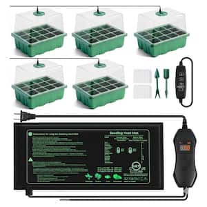 Justincity 10 in. x 20.75 in. Seed Starter Heat Mat Daisy Chain