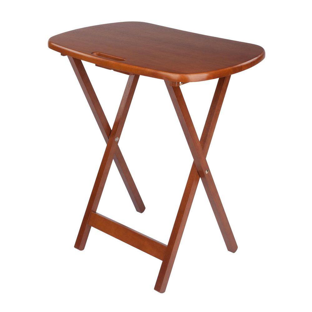 Lucca 15.67 in. Teak 5-Pieces Snack/End Table Set - thumbnail 6