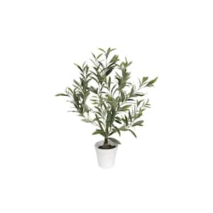 26   in.  Artificial Table Top Olive Tree (5  in. x 4.2  in. H pot; 26   in.  x 26   in. H)