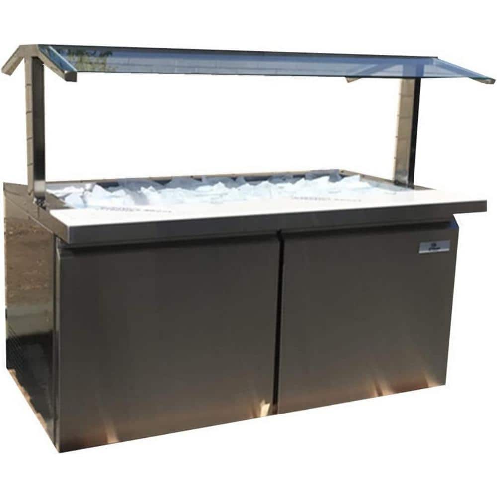 Cooler Depot 72 in. W 18 cu.ft Commercial auto Frost upright salad