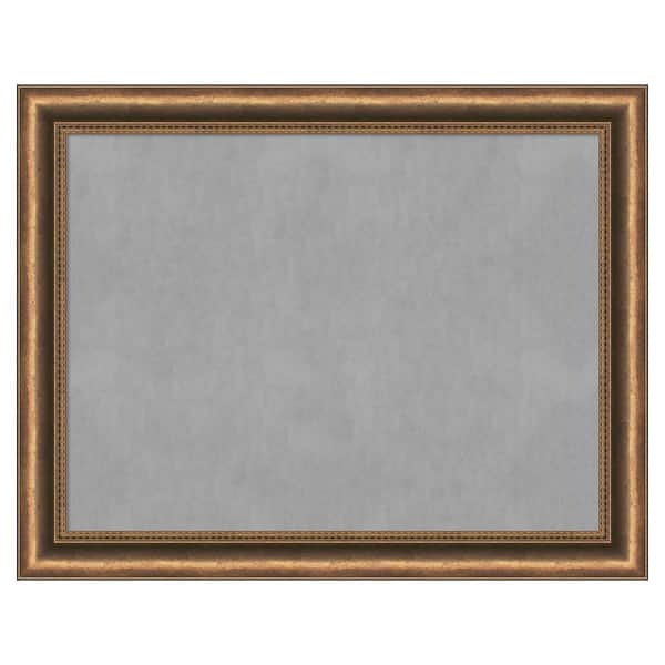 Amanti Art Manhattan Bronze Narrow 28 in. x 22 in. Framed Magnetic Board